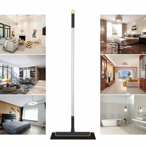 Cleanhome Squeegee, Water Drainer, Broom, Glass Wiper, Floor Squeegee, Floor Wiper, Cleans Windows, Walls, Mirrors, Ground, and Ceilings, Foam Rubber,