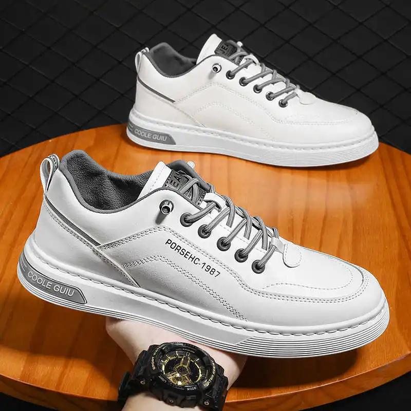 Round Nose Demi-season Black Sneakers For Woman Loafers Sneakers Shoes Women Boots Autumn Sport From Famous Brands 2025