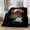 Classical Guitar Electric Guitar Soft Plush Blanket,Flannel Blanket Throw Blanket for Living Room Bedroom Bed Sofa Picnic Cover