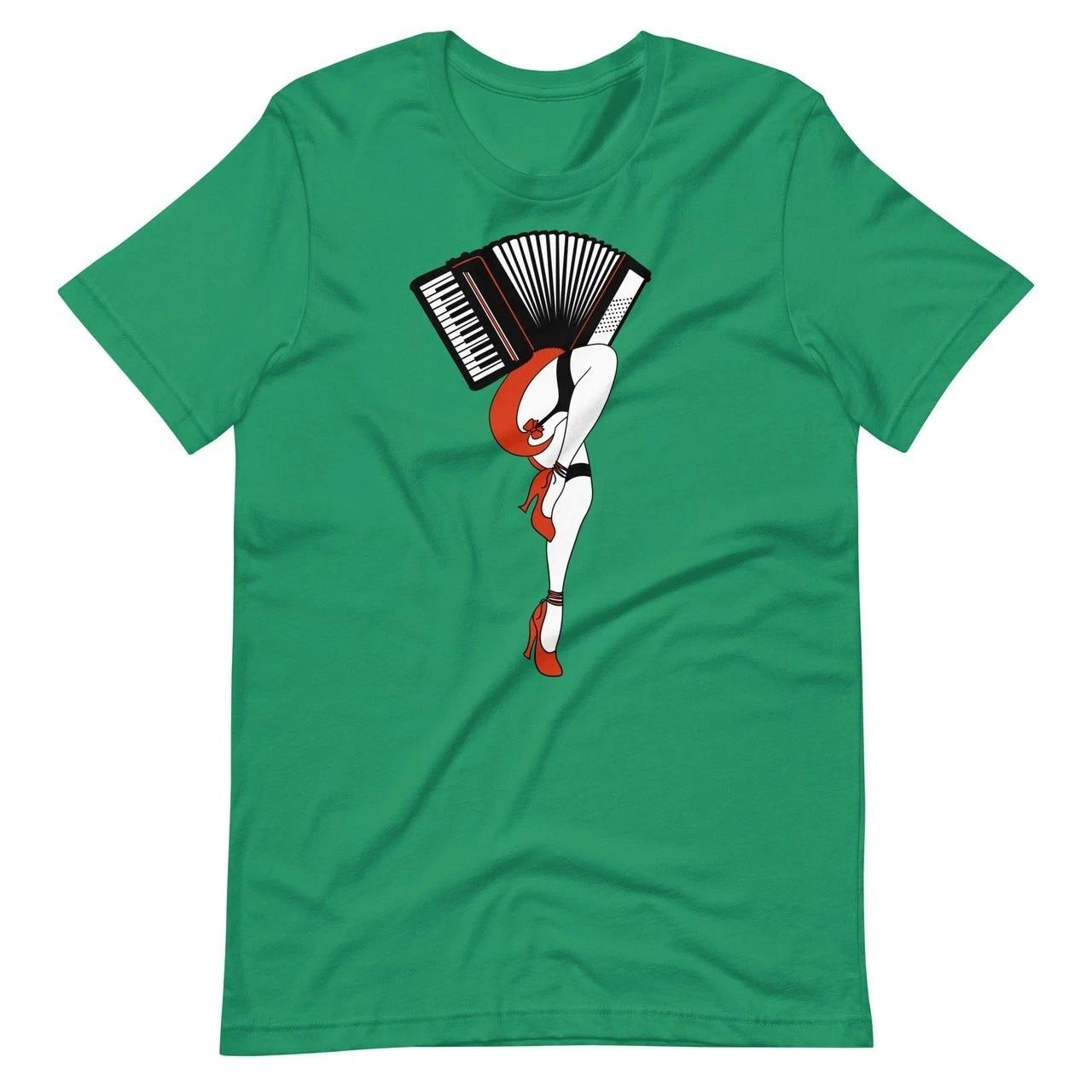 

Weird Al Yankovic Inspired Accordion With PinUp Legs T-Shirt S-5XL S