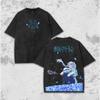Frieren Anime T-Shirt Herren Kleidung Gothic Vintage Gewaschenes Oversized T-Shirt Sommer Kurzarm Kleidung