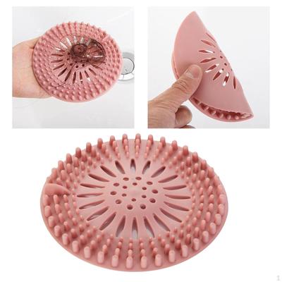 Durable Silicone Shower Drain Covers Easy To Install and Clean Suit for Bathroom Bathtub Kitchen