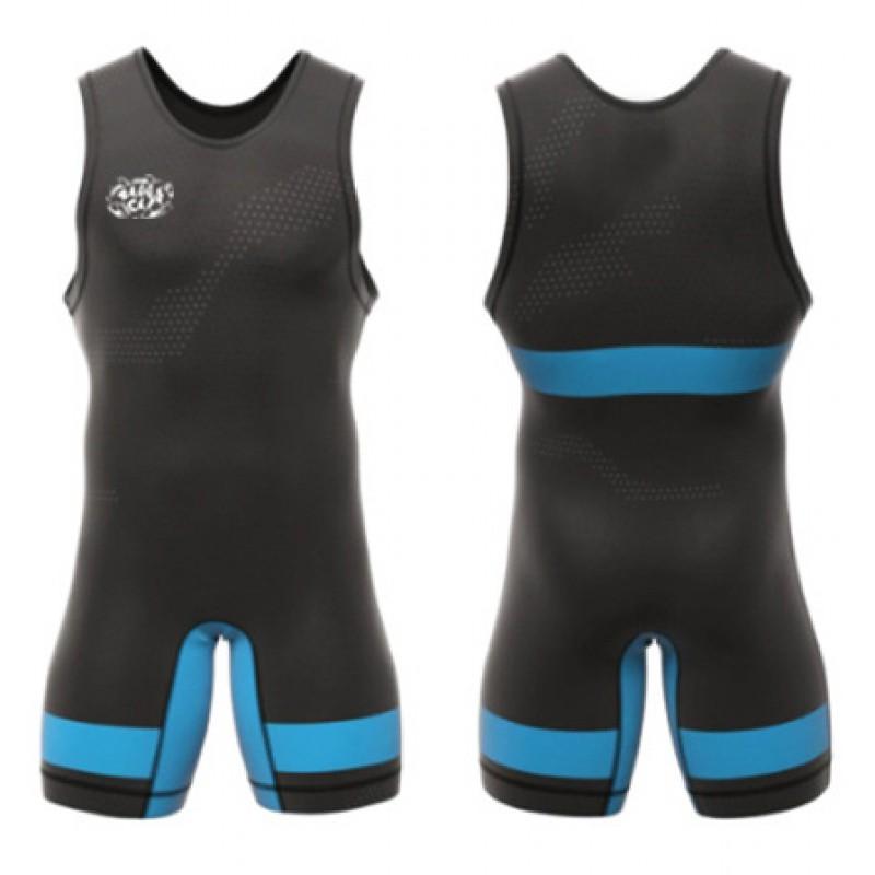 Tuta Singola da Wrestling per Uomo Donna Uniforme Alta Elasticità Tuta da Allenamento Competizione Freestyle