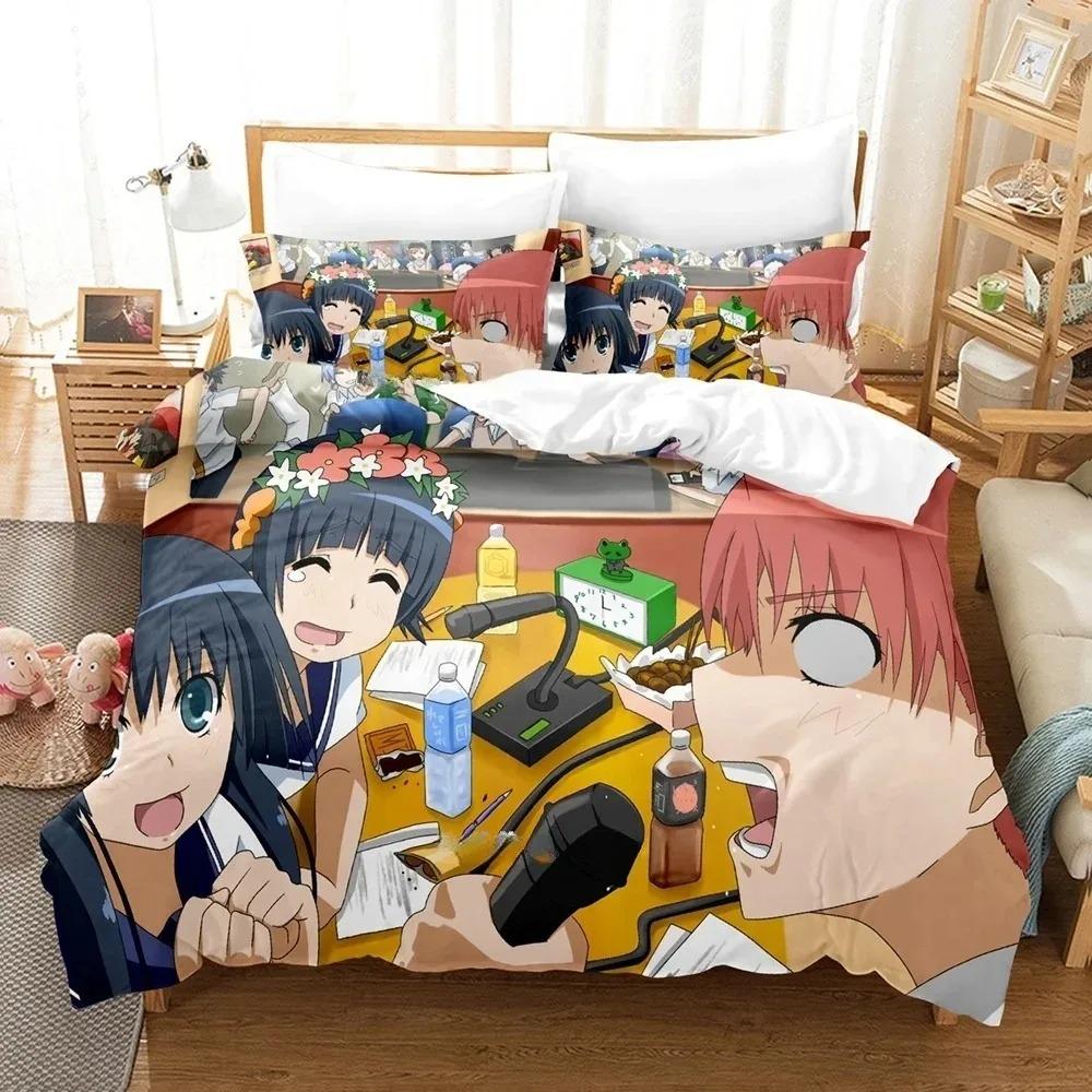 3D Anime A Certain Scientific Accelerator Bedding Collection Single Twin Full Queen King Size Bed Collection Adult Kid Bedroom Duvetcover Collections