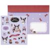 Sanrio Message Card Kuromi Presents and Sweets Greeting Card Can be shipped overseas SANRIO 732958 MU134-3