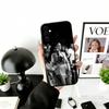 R-Ri L-Loud Pouzdro na telefon Pro Samsung Galaxy A73,A72,A71,A70,A53,A52,A51,Měkký silikonový černý kryt