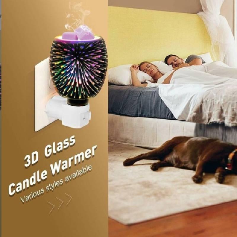 Scented Wax Melt Lamp With Led Atmosphere Light For Living Room And Bedroom