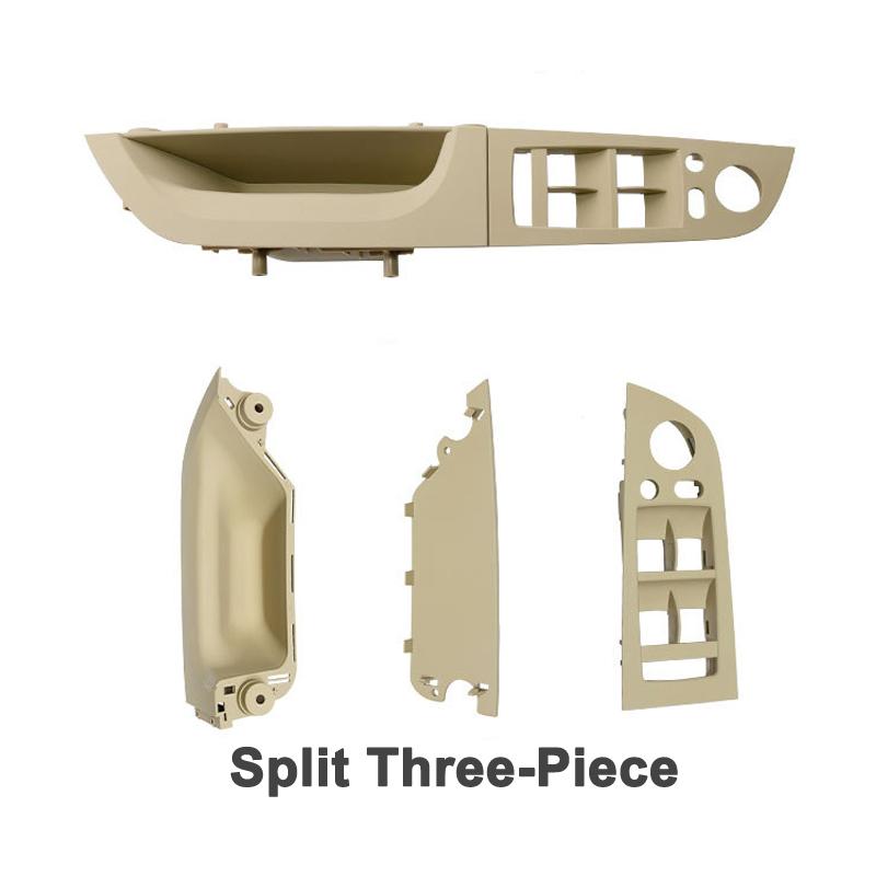 Pentru BMW Seria 3 E90 E91 318 320 325 328 05-12 Mâner interior al mașinii, panou interior ușii șoferului, capac ornamental bej negru