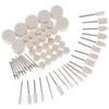 80Pcs Wool Felt Buffing Wheel 1/8" Shank Accessories Rotary Tool for Dremel Rotary Tool Watch