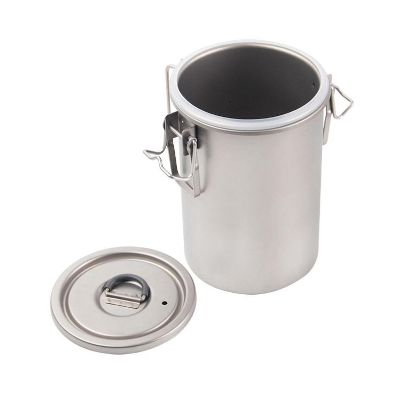 900ml Keith Ti6300 Titanium 256g Cooking Pot Non-stick Rice Cooker Light Weight Cookware With Handle