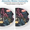 2 Pack Car Cup Holder Coasters, 2.63 Inch Anti Slip Ceramic Absorbent Coaster with Cork Base and Finger Notch, Cute Car Accessories Interior for