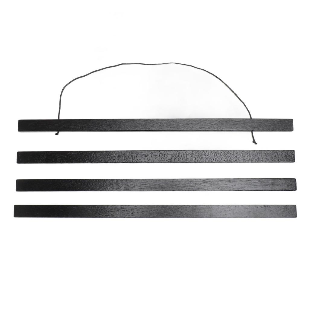 4pcs Magnetic Poster Hanger Frame Multipurpose   Decorative Wood Magnet Poster Frame for Photo Picutre   Artwork Art Print Wall Hanging