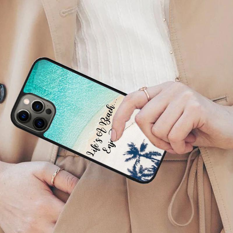 Beach Magnetic Phone Case For APPLE iPhone 17 Air 16 14 13 12 Pro Max 15 Plus Wireless Charge With MagSafe Cover