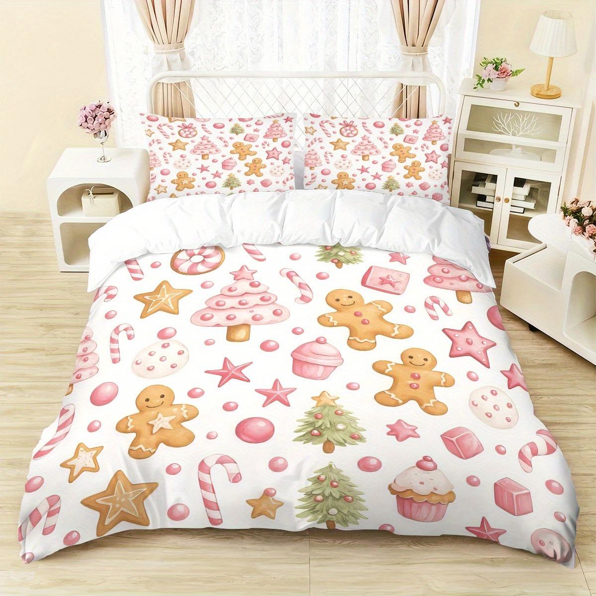 

Comforter Christmas 3-Piece 1 One Piece Bedding Set Comforte Luxus Exquisite Birthday Gift 100% Polyester Home Decor Comforter (quilt)-EU Single(135*200cm)3pcs