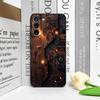 Künstlerische Mechanische Holztextur Muster Handyhülle für Samsung Galaxy S25 S24 S23 Ultra S22 Plus S21 FE A55 5G Weiche Silikonhüllen