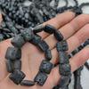 Volcanic Stone Bead Jewelry: Round, Square, Abacus, Rectangular Beads for DIY Bracelets & Necklaces.