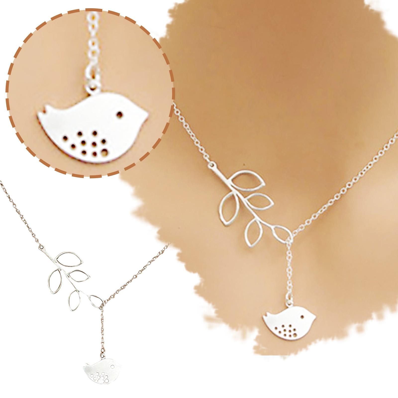 

Ladies Necklace Fashion Personality Necklace Wild Necklace Bird Leaf