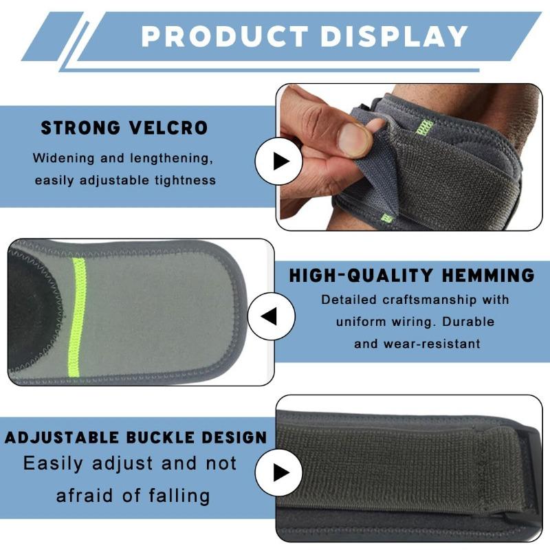 Tennis Elbow Bandage, Elbow Brace for Tendonitis, Arthritis, Relieves Pain In Tennis Elbow, Golfer's Arm, Adjustable Compression Arm Elbow Cuff