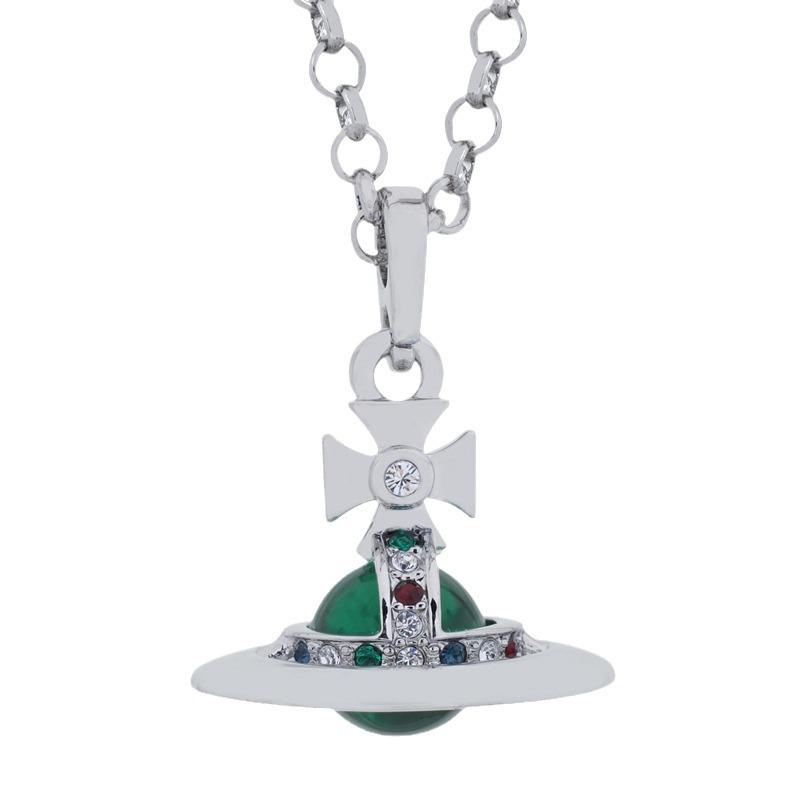 Vivienne Westwood Císařovna Vdova 10mm Orb UFO Přívěsek Choker