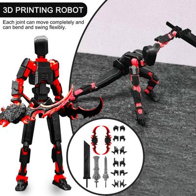 Mobile Doll Set, 3D Printed Titan Robot Mobile Doll, Posable Mobile Doll, Suitable For Collectors, Desktop Decoration