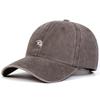 Retro kšiltovka s výšivkou – Nastavitelná baseballová čepice z prané bavlny pro muže a ženy na ven