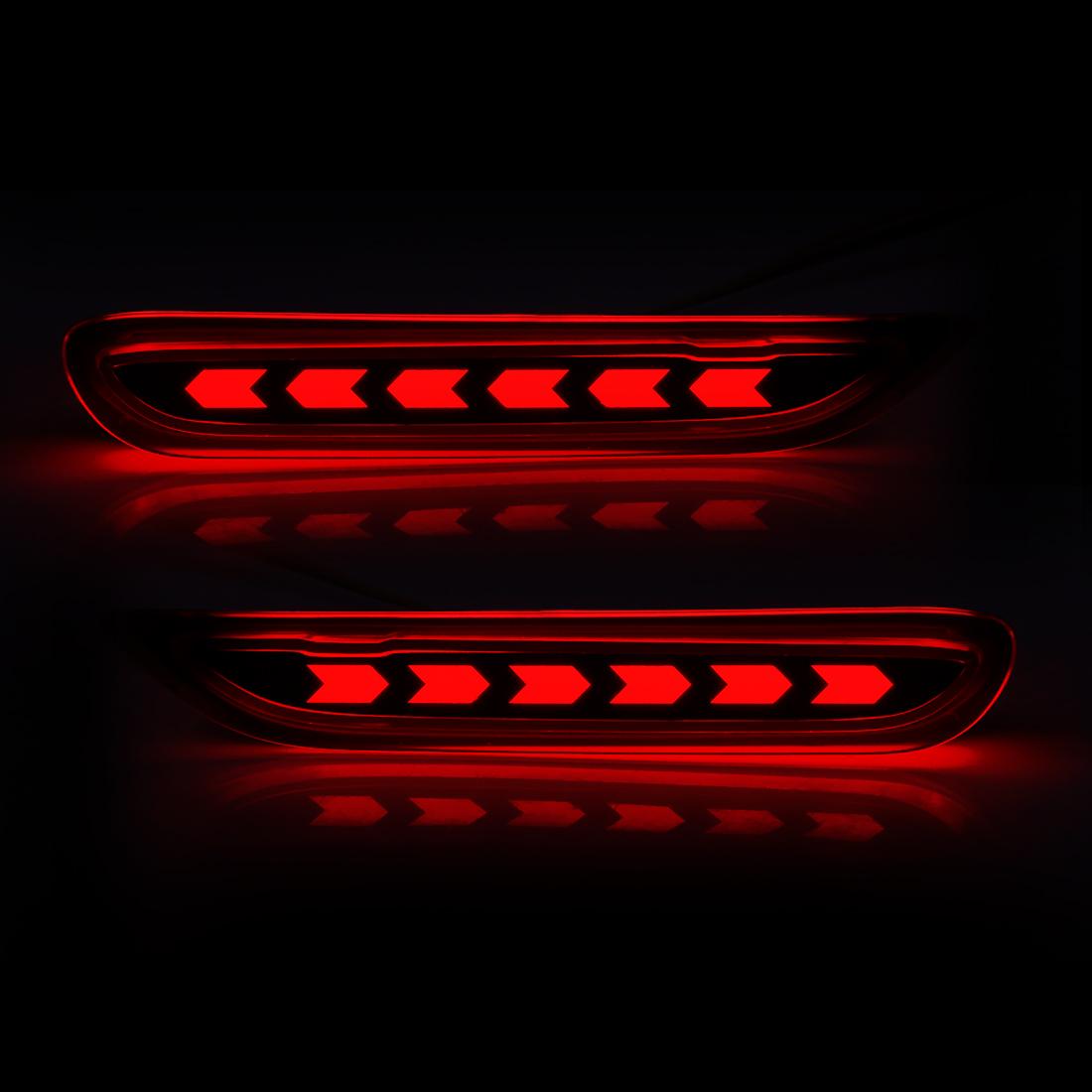 

Светодиодные отражатели заднего бампера для Nissan X-trail T32 Rogue Qashqai J11 Leaf Pathfinder Infiniti Q50 QX60 JX35 2014 2015 2016 Smoked Shell