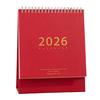 2026 Desk Calendar Retro Style Thick Paper Time Management Planner Home Office School Daily Schedule Planner