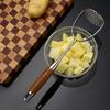 Stainless Steel Potato Masher & Ricer - Animal Jacquard Handle | Baby Food Tool