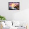 5D DIY Full Round Drill Diamond Painting Seaside Lighthouse Home Decor Art Craft