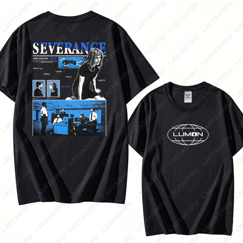 Vintage Lumon Macrodata Refinement Severance Tees Retro Severance TV Show Cotton Tshirt Summer Retro Trend Cool Unisex T Shirts