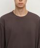 MUSINSA STANDARD [Heat Standard] Crew Neck Long Sleeve T-Shirt [Dark Brown]