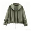 2026 Womens Streetwear Detachable Hooded Jacket W025 12769