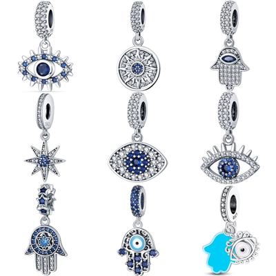 Fashion Copper Evil Eyes Magic Eye Charms Beads Fit Original Fine Bracelets Diy Jewelry Gifts