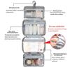 Zusammenklappbare Reisetasche zum Aufhängen von Toilettenartikeln, Make-up, Kosmetiktasche, wasserdicht, für Herren und Damen