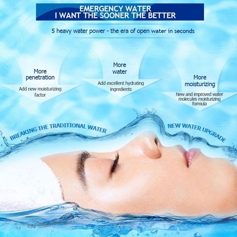 Sett Moisturizing Skin Care Kit Ansiktsrens+emulsjon+øyekrem sovemaskesett Kosmetikk Hud