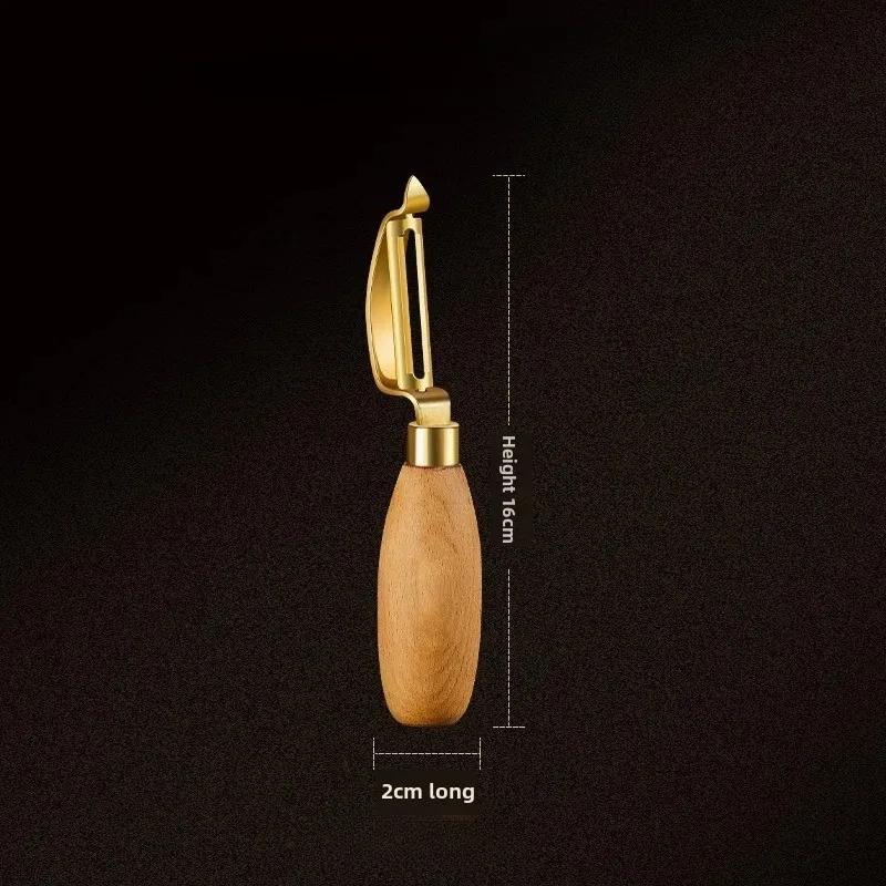 

Stainless Steel Paring Knife with Solid Wood Handle Household Thickened Potato Fruit Peeler Melon Peelers Kitchen Gadgets