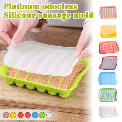Stampo per salsiccia hot dog in silicone per alimenti per bambini Stampo per cottura salsiccia di prosciutto fai da te fatto in casa