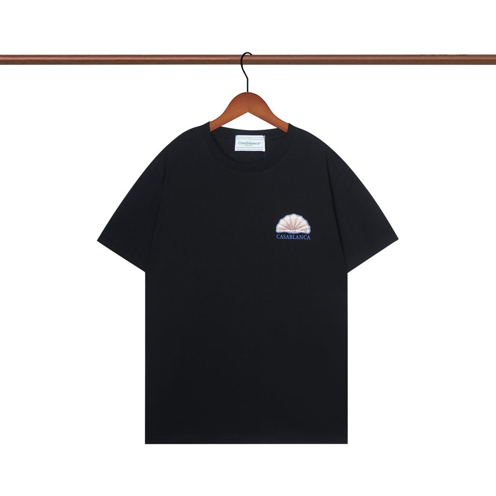 Casablanca 23 Frühling und Sommer Neuheit Fantasie Tor Sternenhimmel Schloss Casa Buchstaben Logo Kurzarm Partner T-Shirt