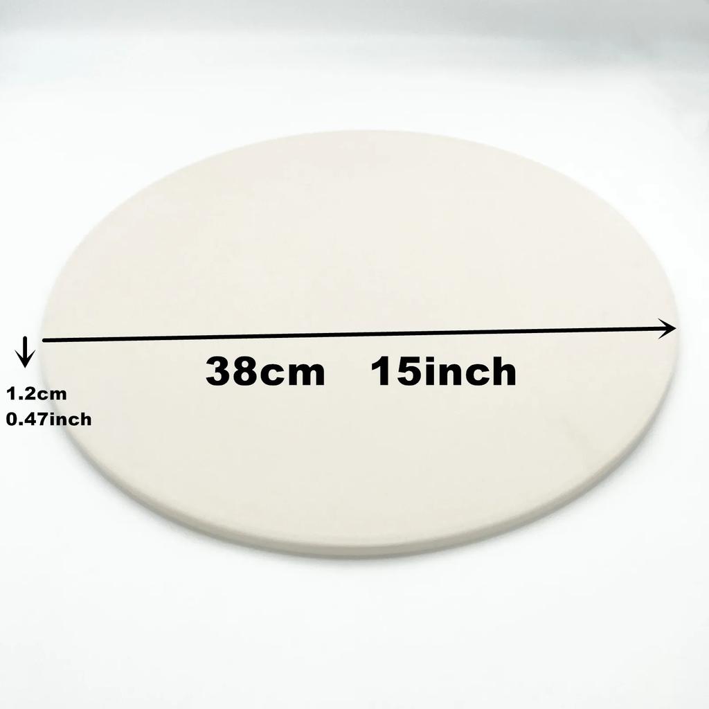 15inch Large Cordierite Pizza Baking Stone Bread Pan