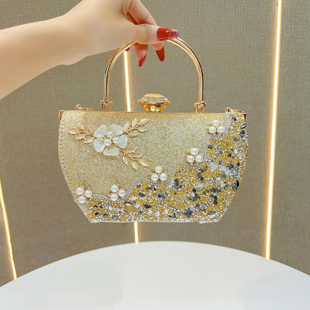 Princeznovská kabelka Večerní kabelka Kabelka k večerním šatům Elegantní dámská kabelka do ruky Jednoramenní crossbody kabelka Dámská kabelka