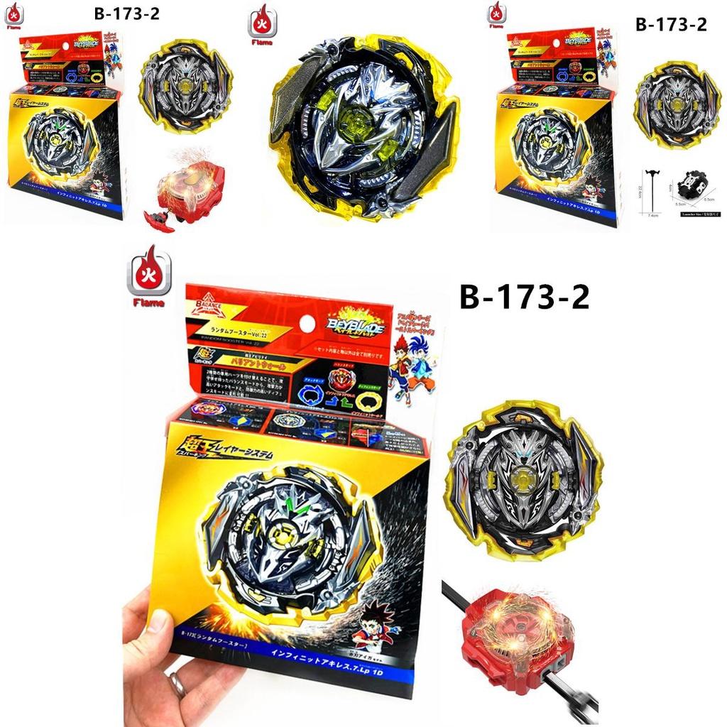 Beyblade Burst Superking B-173-02 Infinite Achilles 7 Loop 1d Shield With Launcher