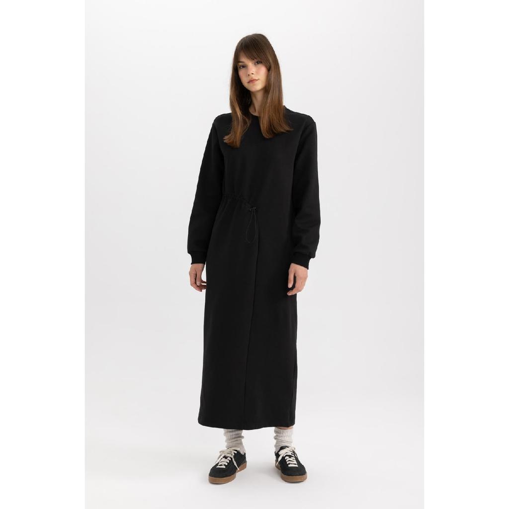 Regular Fit Long Sleeve Maxi Dress C5401ax24sp