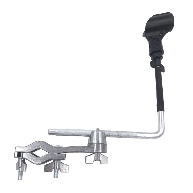 

Drum Microphone Clip for Firm Attachment to Cymbal Stands Featuring Nonslip Design and Textured End Metal Construction 1