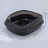 Cat Litter Box Kitten Pan Toilet Open Potty Bedpan Top Pet Tray