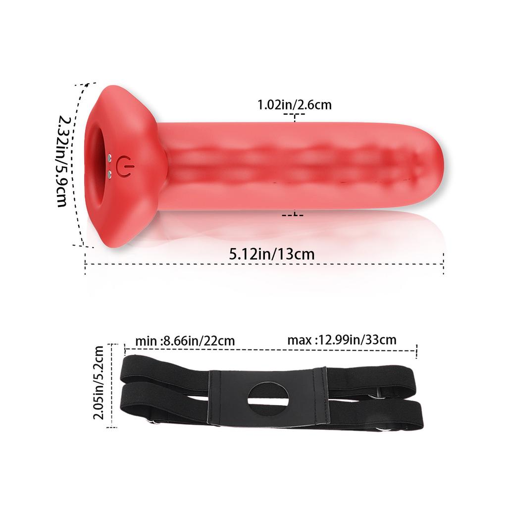 Tongue Silicone Penis Vibrator, Strap-On Tongue-Style Nipple and Clitoral Stimulator Masturbator, Female Adult Sex  Toy, Sex Toy
