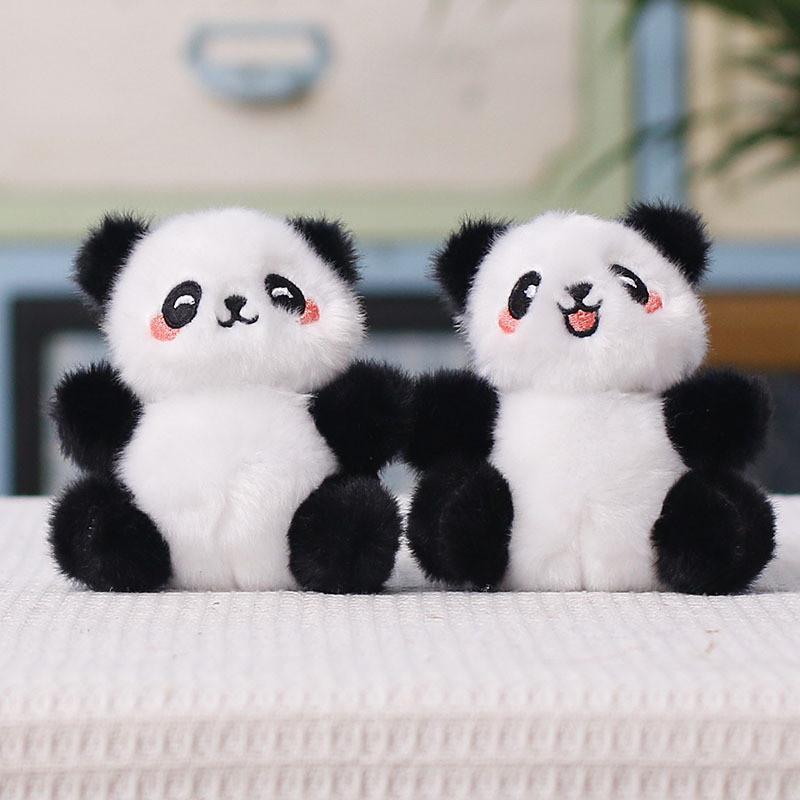 Panda Plush Keychain With Smiling Design For Kids And Adults