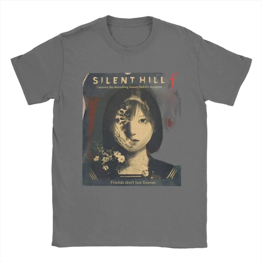 Top Fashion Tees Hot New Horror Game Silent Hill F T-Shirts Hinako Shimizu Cotton Clothing Cotton Best Selling Round Neck Soft