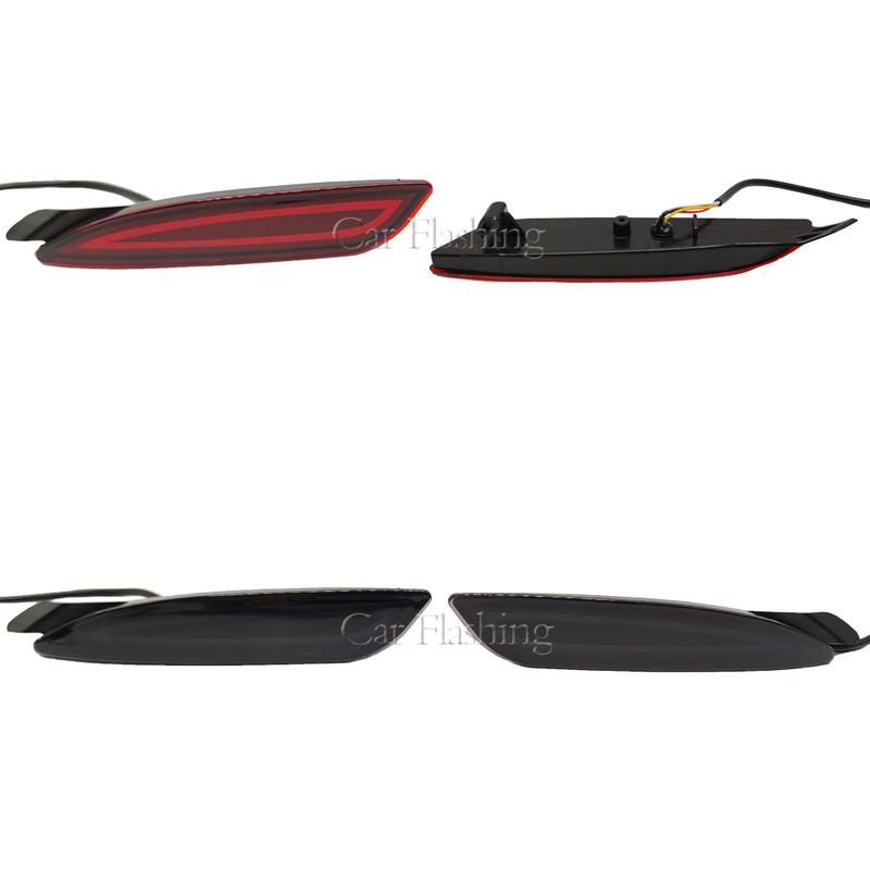 2 Stück Für Mazda 6 Atenza 19-22 Für Mazda 3 Schrägheck 19-22 CX5 22-23 Reflektor Rückleuchte Auto LED Stoßstange Bremslicht Blinker