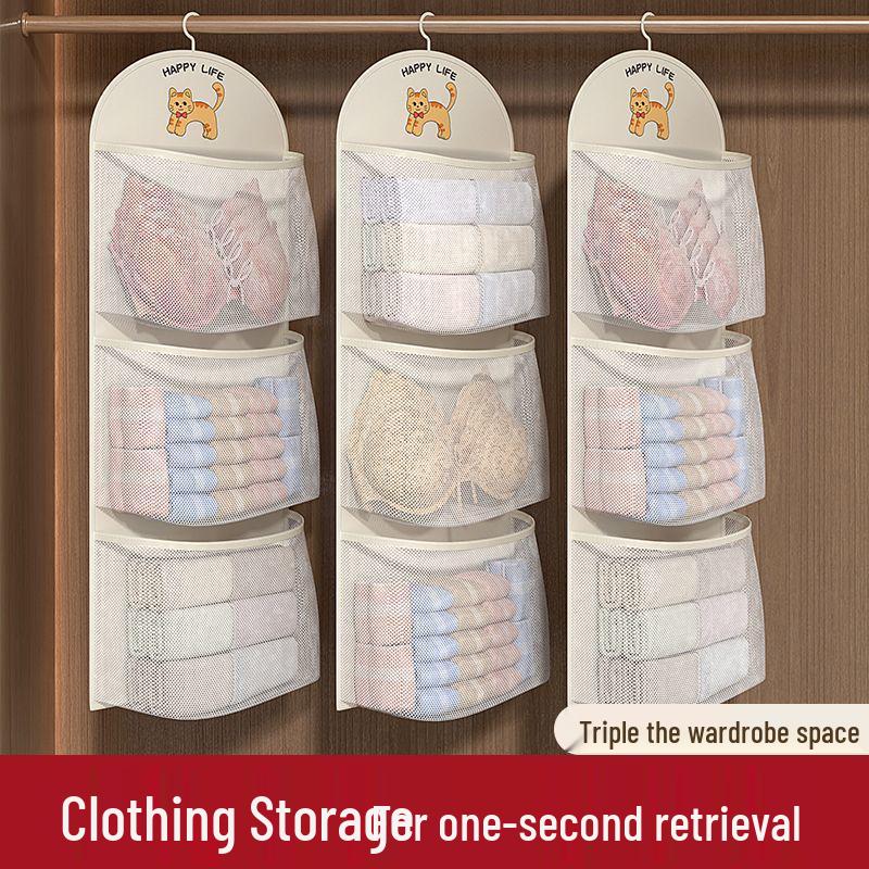 Korean Palace Hanging Underwear & Socks Organizer Bag