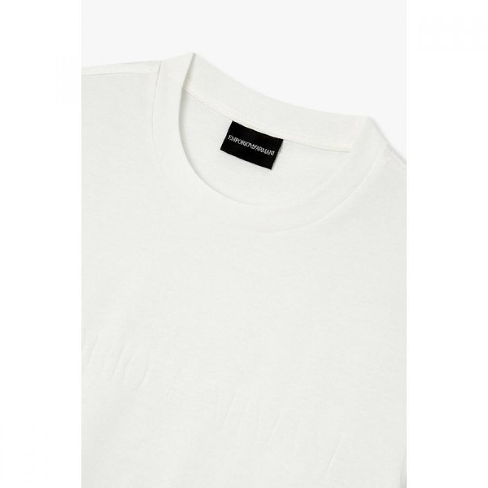 Emporio Armani Men S CenTer Logo Jacquard T ShirT A516126008